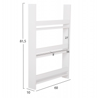 ΡΑΦΙΕΡΑ ΤΟΙΧΟΥ SANI HM18223.01 ΜΕΛΑΜΙΝΗ ΣΕ ΛΕΥΚΟ 60x10x90Υεκ. (3 ΡΑΦΙΑ) ΡΑΦΙΕΡΑ ΤΟΙΧΟΥ SANI HM18223.01 ΜΕΛΑΜΙΝΗ ΣΕ ΛΕΥΚΟ 60x10x90Υεκ. (3 ΡΑΦΙΑ)