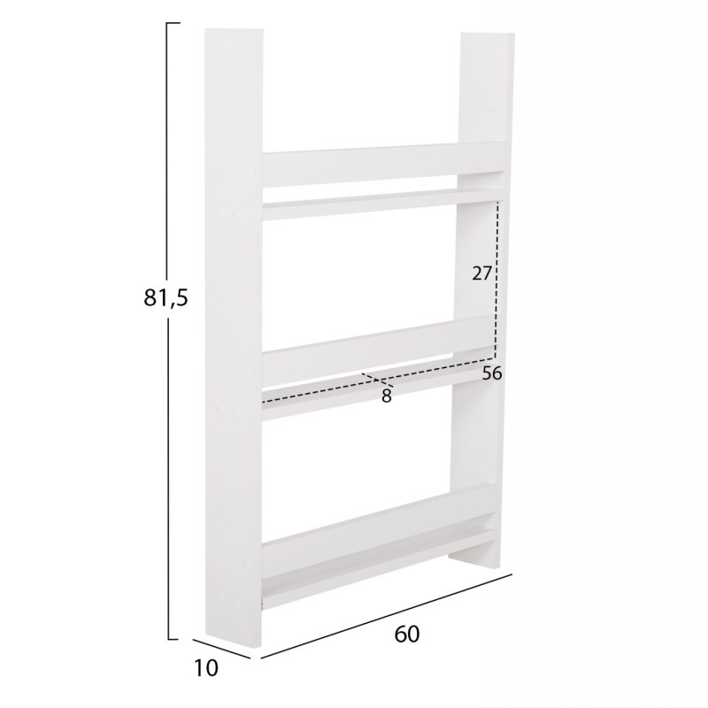 ΡΑΦΙΕΡΑ ΤΟΙΧΟΥ SANI HM18223.01 ΜΕΛΑΜΙΝΗ ΣΕ ΛΕΥΚΟ 60x10x90Υεκ. (3 ΡΑΦΙΑ) ΡΑΦΙΕΡΑ ΤΟΙΧΟΥ SANI HM18223.01 ΜΕΛΑΜΙΝΗ ΣΕ ΛΕΥΚΟ 60x10x90Υεκ. (3 ΡΑΦΙΑ)