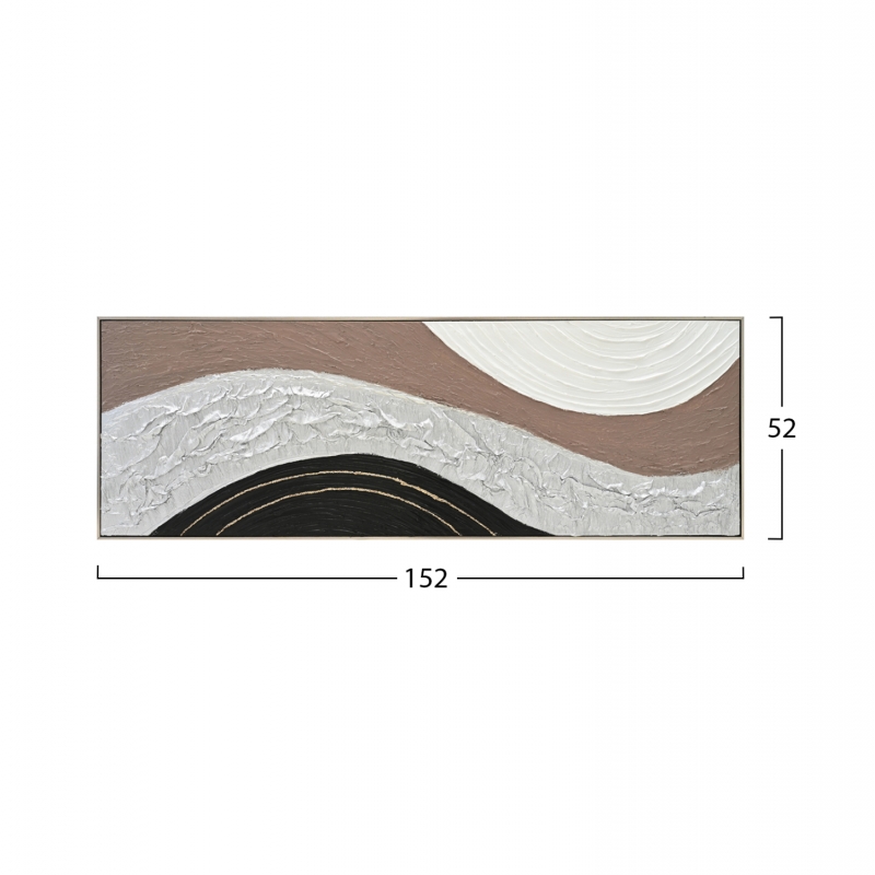 ΠΙΝΑΚΑΣ ΤΟΙΧΟΥ ABSTRACT HM4552.02 ΜΕ ΚΟΡΝΙΖΑ ΜΠΕΖ-ΚΑΜΒΑΣ-ΧΕΙΡΟΠΟΙΗΤΟΣ 152x4.5x52Υεκ. ΠΙΝΑΚΑΣ ΤΟΙΧΟΥ ABSTRACT HM4552.02 ΜΕ ΚΟΡΝΙΖΑ ΜΠΕΖ-ΚΑΜΒΑΣ-ΧΕΙΡΟΠΟΙΗΤΟΣ 152x4.5x52Υεκ.
