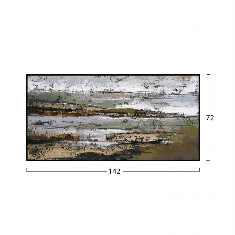 ΠΙΝΑΚΑΣ ΤΟΙΧΟΥ SEDIMENT HM4575.01 ΜΕ ΚΟΡΝΙΖΑ ΜΑΥΡΗ-ΚΑΜΒΑΣ 142x4.5x72Υεκ ΠΙΝΑΚΑΣ ΤΟΙΧΟΥ SEDIMENT HM4575.01 ΜΕ ΚΟΡΝΙΖΑ ΜΑΥΡΗ-ΚΑΜΒΑΣ 142x4.5x72Υεκ