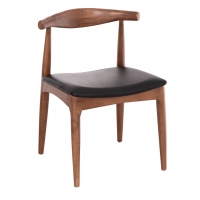 KΑΡΕΚΛΑ ΤΡΑΠΕΖΑΡΙΑΣ ALOR HM9947.03 RUBBERWOOD ΚΑΡΥΔΙ-ΜΑΥΡΟ PU 55x51x75Υεκ