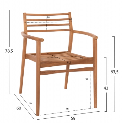 ΠΟΛΥΘΡΟΝΑ MOOSEN HM9936 ΜΑΣΙΦ ΞΥΛΟ TEAK ΣΕ ΦΥΣΙΚΟ 59x60x78,5Υ ΠΟΛΥΘΡΟΝΑ MOOSEN HM9936 ΜΑΣΙΦ ΞΥΛΟ TEAK ΣΕ ΦΥΣΙΚΟ 59x60x78,5Υ