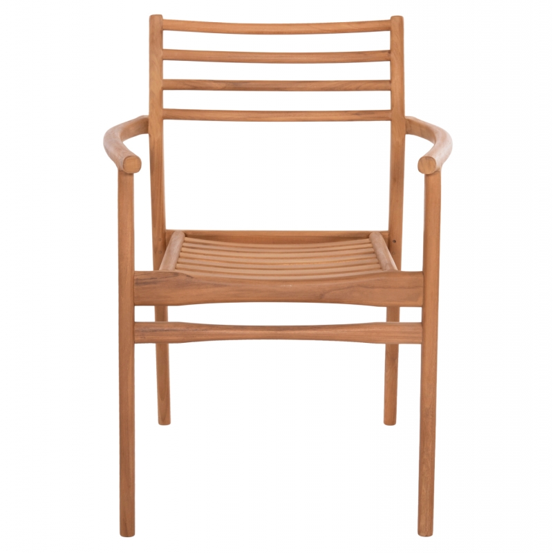 ΠΟΛΥΘΡΟΝΑ MOOSEN HM9936 ΜΑΣΙΦ ΞΥΛΟ TEAK ΣΕ ΦΥΣΙΚΟ 59x60x78,5Υ