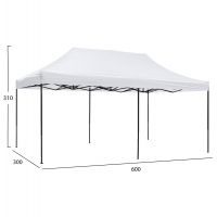 ΚΙΟΣΚΙ/GAZEBO MATTHEW HM6312 ΠΤΥΣΣΟΜΕΝΟ-ΣΚΕΛΕΤΟΣ ΜΕΤΑΛ.ΜΑΥΡΟΣ-ΛΕΥΚΟ ΥΦΑΣΜΑ 300x600x310Yεκ ΚΙΟΣΚΙ/GAZEBO MATTHEW HM6312 ΠΤΥΣΣΟΜΕΝΟ-ΣΚΕΛΕΤΟΣ ΜΕΤΑΛ.ΜΑΥΡΟΣ-ΛΕΥΚΟ ΥΦΑΣΜΑ 300x600x310Yεκ