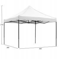 ΚΙΟΣΚΙ/GAZEBO MATTHEW HM6310 ΠΤΥΣΣΟΜΕΝΟ-ΣΚΕΛΕΤΟΣ ΜΕΤΑΛ.ΜΑΥΡΟΣ-ΛΕΥΚΟ ΥΦΑΣΜΑ 3x3x3,10Yμ ΚΙΟΣΚΙ/GAZEBO MATTHEW HM6310 ΠΤΥΣΣΟΜΕΝΟ-ΣΚΕΛΕΤΟΣ ΜΕΤΑΛ.ΜΑΥΡΟΣ-ΛΕΥΚΟ ΥΦΑΣΜΑ 3x3x3,10Yμ