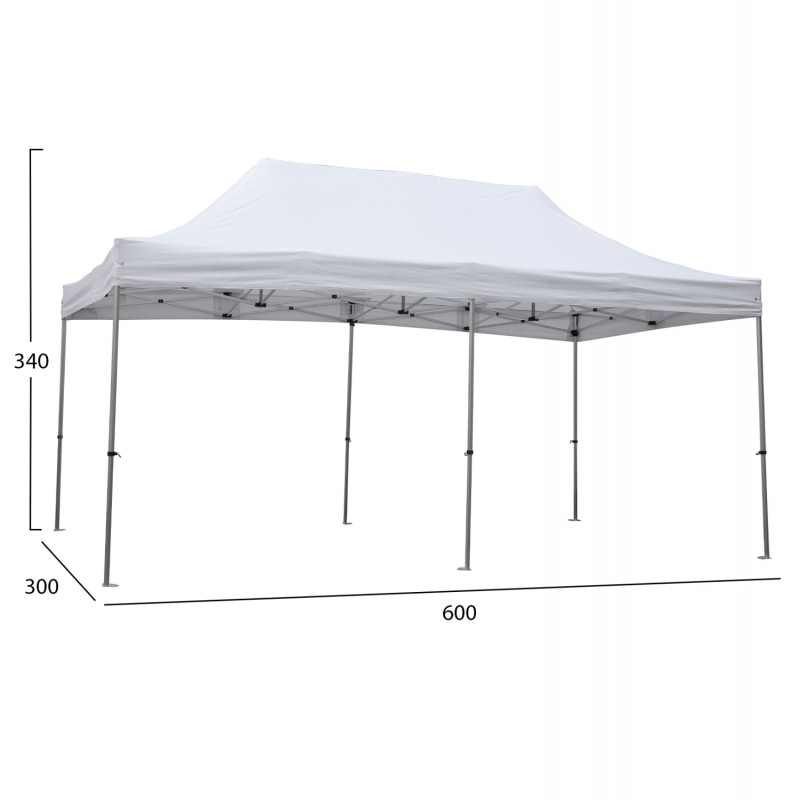 GAZEBO ΕΠΑΓΓΕΛΜΑΤΙΚΟ ΒΑΡΕΩΣ ΤΥΠΟΥ CRESSEN HM6307 ΠΤΥΣΣΟΜΕΝΟ ΑΛΟΥΜΙΝΙΟΥ 3x6x3,4Y GAZEBO ΕΠΑΓΓΕΛΜΑΤΙΚΟ ΒΑΡΕΩΣ ΤΥΠΟΥ CRESSEN HM6307 ΠΤΥΣΣΟΜΕΝΟ ΑΛΟΥΜΙΝΙΟΥ 3x6x3,4Y