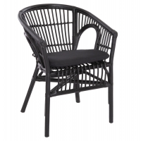 ΠΟΛΥΘΡΟΝΑ DAMPAR HM9929.03 RATTAN & ΜΑΞΙΛΑΡΙ ΣΕ ΜΑΥΡΟ 58x63x79Υεκ. ΠΟΛΥΘΡΟΝΑ DAMPAR HM9929.03 RATTAN & ΜΑΞΙΛΑΡΙ ΣΕ ΜΑΥΡΟ 58x63x79Υεκ.