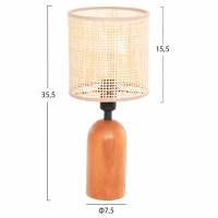 ΕΠΙΤΡΑΠΕΖΙΟ ΦΩΤΙΣΤΙΚΟ LYKTUR HM4709 ΜΠΕΖ ΚΑΠΕΛΟ WICKER-ΞΥΛΙΝΗ ΒΑΣΗ Φ15,5x35,5Υεκ. ΕΠΙΤΡΑΠΕΖΙΟ ΦΩΤΙΣΤΙΚΟ LYKTUR HM4709 ΜΠΕΖ ΚΑΠΕΛΟ WICKER-ΞΥΛΙΝΗ ΒΑΣΗ Φ15,5x35,5Υεκ.