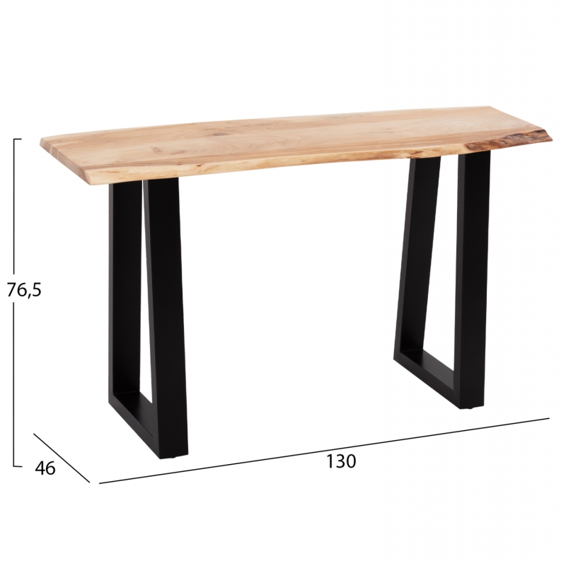 ΚΟΝΣΟΛΑ SOFIA SLIM HM8503.21 ΜΑΣΙΦ ΞΥΛΟ ΑΚΑΚΙΑΣ ΦΥΣΙΚΟ ΑΝΟΙΧΤΟ 130x46x76,5Υεκ. ΚΟΝΣΟΛΑ SOFIA SLIM HM8503.21 ΜΑΣΙΦ ΞΥΛΟ ΑΚΑΚΙΑΣ ΦΥΣΙΚΟ ΑΝΟΙΧΤΟ 130x46x76,5Υεκ.