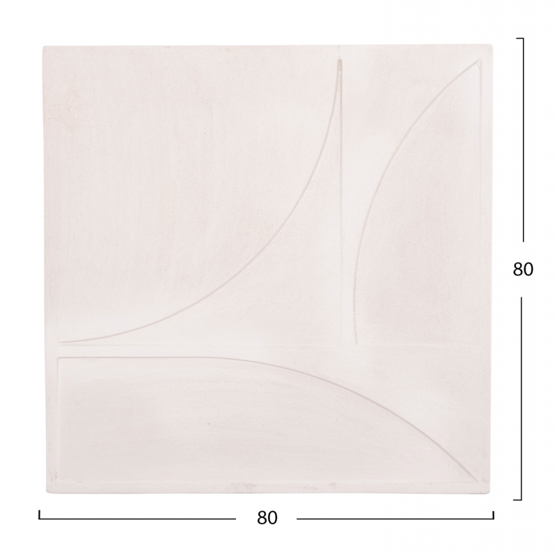 ΠΙΝΑΚΑΣ ΤΕΤΡΑΓΩΝΟΣ ΣΕΙΡΑ SANTORINI HM4507 MDF ΣΕ ΥΠΟΛΕΥΚΟ ΧΡΩΜΑ 80x4(πάχος)x80Υεκ. ΠΙΝΑΚΑΣ ΤΕΤΡΑΓΩΝΟΣ ΣΕΙΡΑ SANTORINI HM4507 MDF ΣΕ ΥΠΟΛΕΥΚΟ ΧΡΩΜΑ 80x4(πάχος)x80Υεκ.