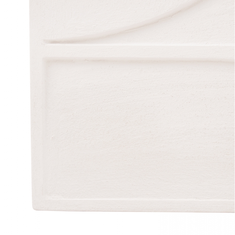 ΠΙΝΑΚΑΣ ΤΕΤΡΑΓΩΝΟΣ ΣΕΙΡΑ SANTORINI HM4508 MDF ΣΕ ΥΠΟΛΕΥΚΟ ΧΡΩΜΑ 80x4(πάχος)x80Υεκ.