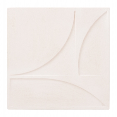 ΠΙΝΑΚΑΣ ΤΕΤΡΑΓΩΝΟΣ ΣΕΙΡΑ SANTORINI HM4508 MDF ΣΕ ΥΠΟΛΕΥΚΟ ΧΡΩΜΑ 80x4(πάχος)x80Υεκ.