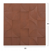 ΠΙΝΑΚΑΣ ΤΕΤΡΑΓΩΝΟΣ ΣΕΙΡΑ SANTORINI HM4524 MDF ΣΕ ΚΑΦΕ ΧΡΩΜΑ 80x5(πάχος)x80Υεκ. ΠΙΝΑΚΑΣ ΤΕΤΡΑΓΩΝΟΣ ΣΕΙΡΑ SANTORINI HM4524 MDF ΣΕ ΚΑΦΕ ΧΡΩΜΑ 80x5(πάχος)x80Υεκ.