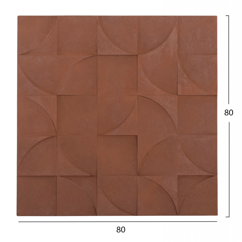 ΠΙΝΑΚΑΣ ΤΕΤΡΑΓΩΝΟΣ ΣΕΙΡΑ SANTORINI HM4524 MDF ΣΕ ΚΑΦΕ ΧΡΩΜΑ 80x5(πάχος)x80Υεκ. ΠΙΝΑΚΑΣ ΤΕΤΡΑΓΩΝΟΣ ΣΕΙΡΑ SANTORINI HM4524 MDF ΣΕ ΚΑΦΕ ΧΡΩΜΑ 80x5(πάχος)x80Υεκ.