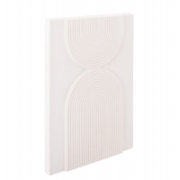ΠΙΝΑΚΑΣ ΟΡΘΟΓΩΝΙΟΣ ΣΕΙΡΑ SANTORINI HM4523 MDF ΣΕ ΥΠΟΛΕΥΚΟ ΧΡΩΜΑ 60x4(πάχος)x80Υεκ.