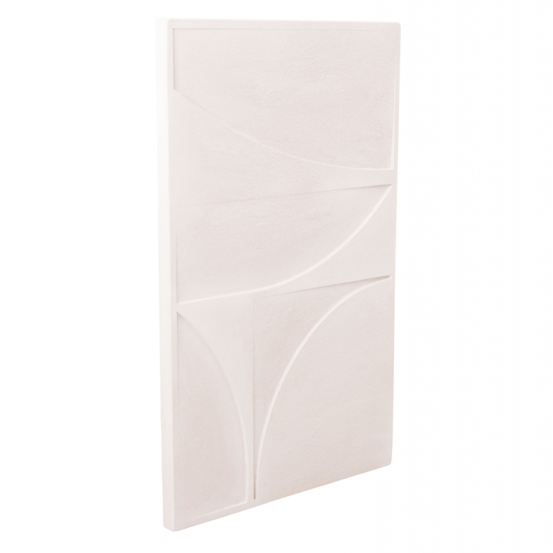 ΠΙΝΑΚΑΣ ΣΕΙΡΑ SANTORINI HM4505 MDF ΣΕ ΥΠΟΛΕΥΚΟ ΧΡΩΜΑ 80x4(πάχος)x120Υεκ.