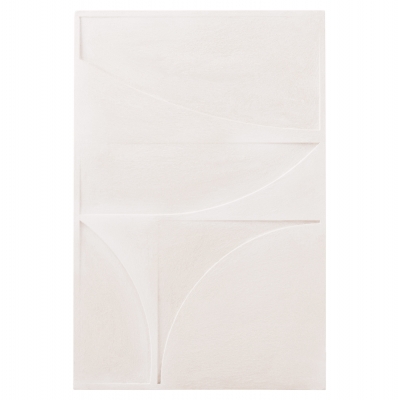 ΠΙΝΑΚΑΣ ΣΕΙΡΑ SANTORINI HM4505 MDF ΣΕ ΥΠΟΛΕΥΚΟ ΧΡΩΜΑ 80x4(πάχος)x120Υεκ.