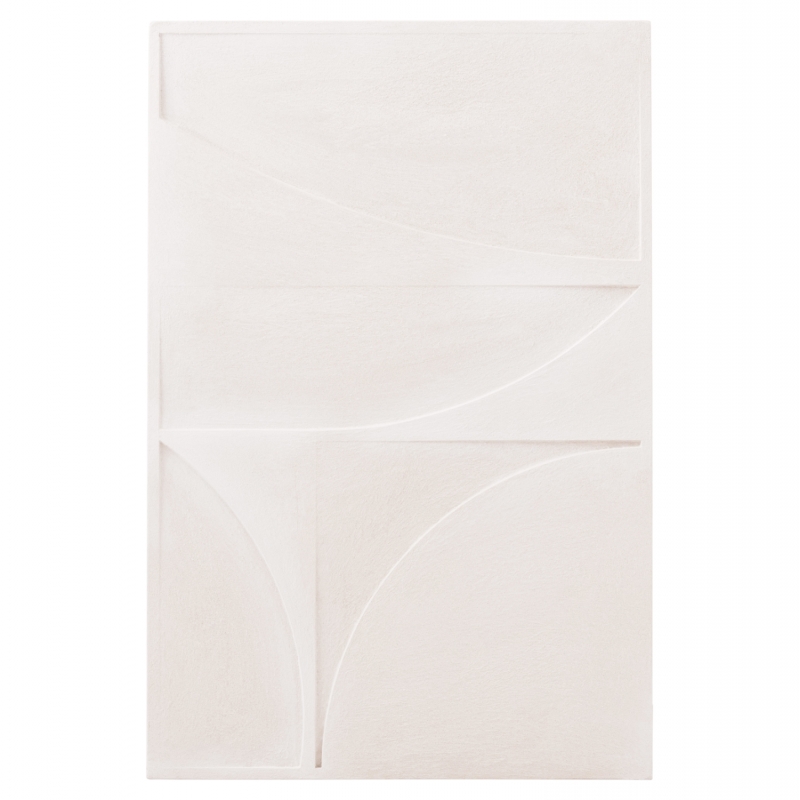 ΠΙΝΑΚΑΣ ΣΕΙΡΑ SANTORINI HM4505 MDF ΣΕ ΥΠΟΛΕΥΚΟ ΧΡΩΜΑ 80x4(πάχος)x120Υεκ.
