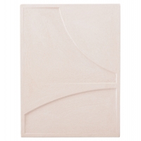 ΠΙΝΑΚΑΣ ΟΡΘΟΓΩΝΙΟΣ ΣΕΙΡΑ SANTORINI HM4509 MDF ΥΠΟΛΕΥΚΟ ΧΡΩΜΑ 60x4(πάχος)x80Υεκ.