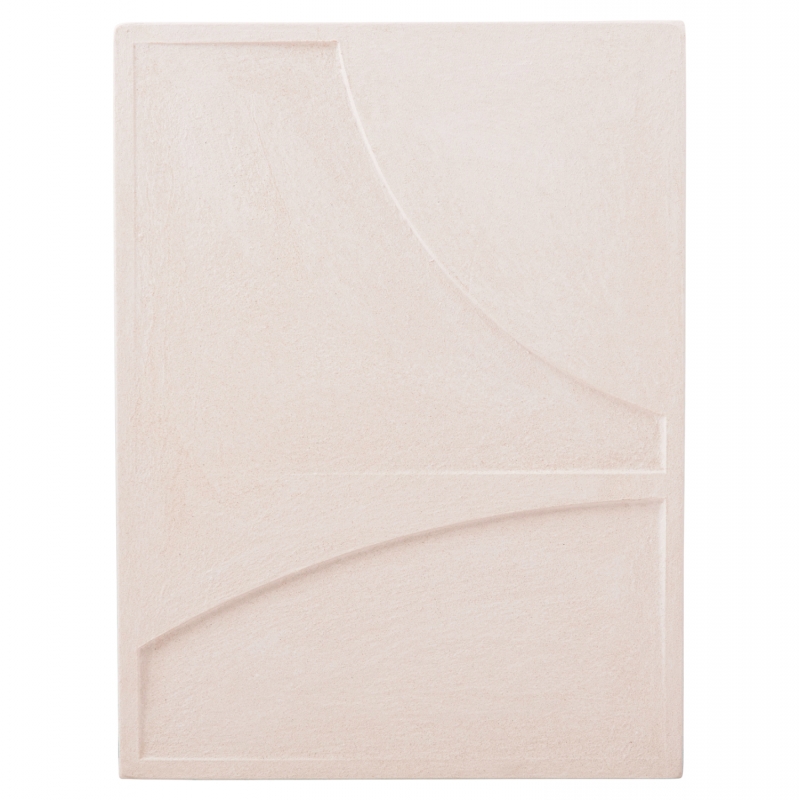 ΠΙΝΑΚΑΣ ΟΡΘΟΓΩΝΙΟΣ ΣΕΙΡΑ SANTORINI HM4509 MDF ΥΠΟΛΕΥΚΟ ΧΡΩΜΑ 60x4(πάχος)x80Υεκ.