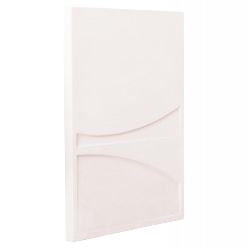 ΠΙΝΑΚΑΣ ΟΡΘΟΓΩΝΙΟΣ ΣΕΙΡΑ SANTORINI HM4510 MDF ΣΕ ΥΠΟΛΕΥΚΟ ΧΡΩΜΑ 60x4(πάχος)x80Υεκ.
