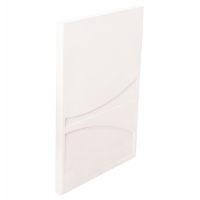 ΠΙΝΑΚΑΣ ΟΡΘΟΓΩΝΙΟΣ ΣΕΙΡΑ SANTORINI HM4510 MDF ΣΕ ΥΠΟΛΕΥΚΟ ΧΡΩΜΑ 60x4(πάχος)x80Υεκ.