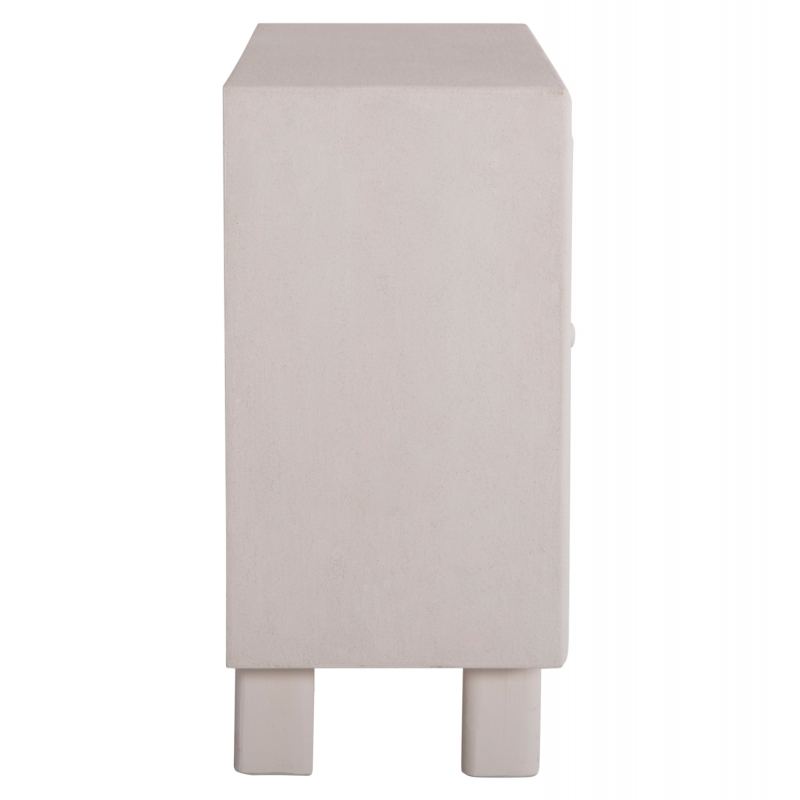 ΜΠΟΥΦΕΣ ΣΕΙΡΑ SANTORINI HM18048 MDF ΣΕ ΥΠΟΛΕΥΚΟ ΧΡΩΜΑ-3 ΣΥΡΤΑΡΙΑ & 2 ΠΟΡΤΕΣ 120x38x80Υεκ.