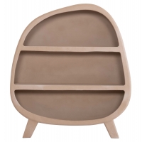 ΡΑΦΙΕΡΑ ΣΕΙΡΑ SANTORINI HM18060.02 MDF ΣΕ ΚΑΦΕ ΧΡΩΜΑ 120x38x133Υεκ.