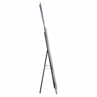 ΠΑΙΔΙΚΟΣ ΚΑΘΡΕΦΤΗΣ ΔΑΠΕΔΟΥ BUNNY HM4489.02 MDF ΡΟΖ & ΜΠΛΕ-ΜΑΥΡΟ STAND 80x162Υεκ.