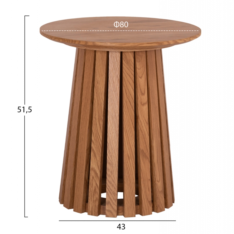 ΤΡΑΠΕΖΑΚΙ ΒΟΗΘΗΤΙΚΟ TALBERT HM18025 MDF ΣΕ ΦΥΣΙΚΟ ΞΥΛΟΥ Φ45x50,5Υεκ. ΤΡΑΠΕΖΑΚΙ ΒΟΗΘΗΤΙΚΟ TALBERT HM18025 MDF ΣΕ ΦΥΣΙΚΟ ΞΥΛΟΥ Φ45x50,5Υεκ.