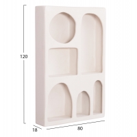 ΡΑΦΙΕΡΑ-ΚΟΜΜΟ ΣΕΙΡΑ SANTORINI HM18059 MDF ΣΕ ΥΠΟΛΕΥΚΟ 80x18x120Υεκ. ΡΑΦΙΕΡΑ-ΚΟΜΜΟ ΣΕΙΡΑ SANTORINI HM18059 MDF ΣΕ ΥΠΟΛΕΥΚΟ 80x18x120Υεκ.
