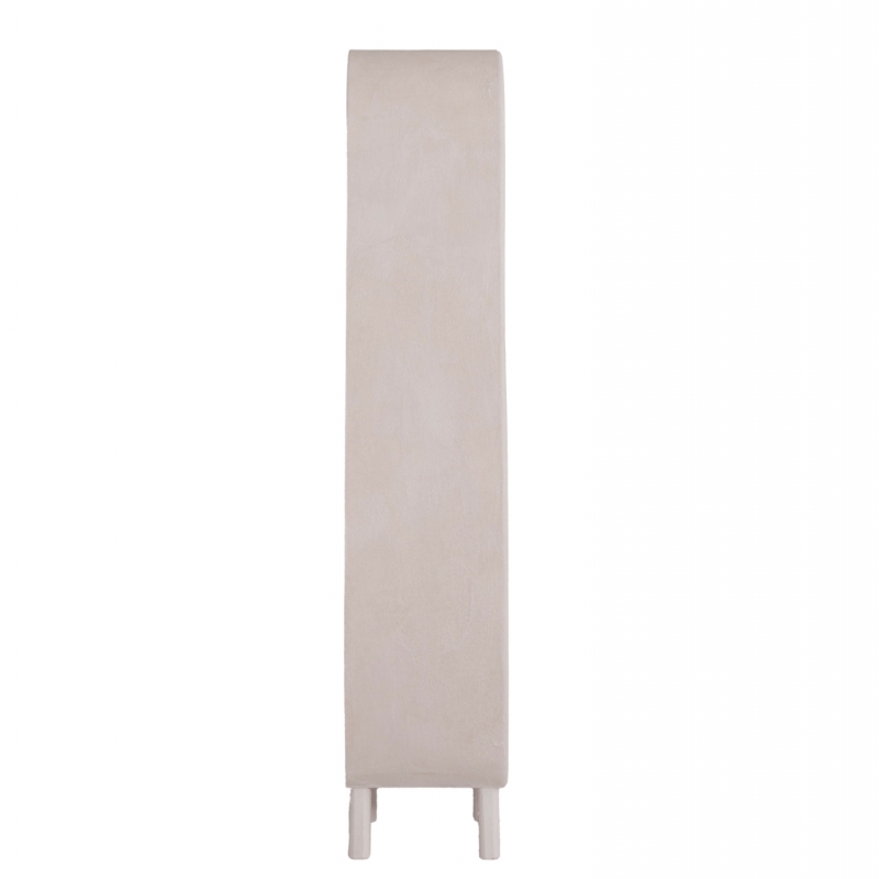 ΡΑΦΙΕΡΑ ΣΕΙΡΑ SANTORINI HM18067 MDF ΣΕ ΥΠΟΛΕΥΚΟ ΧΡΩΜΑ 80x38x196Υεκ.