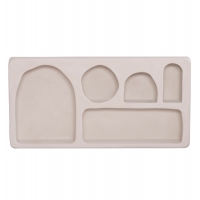 ΡΑΦΙ ΤΟΙΧΟΥ ΣΕΙΡΑ SANTORINI HM18063.01 MDF ΣΕ ΥΠΟΛΕΥΚΟ 120x18x60Υεκ.