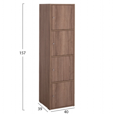 ΝΤΟΥΛΑΠΙ SORIANO HM9940.11 SONAMA OAK ΜΕΛΑΜΙΝΗ 40x39-41x157Υεκ. ΝΤΟΥΛΑΠΙ SORIANO HM9940.11 SONAMA OAK ΜΕΛΑΜΙΝΗ 40x39-41x157Υεκ.