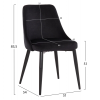 ΚΑΡΕΚΛΑ SERENITY HM8527.14 ΒΕΛΟΥΔΟ ΜΑΥΡΟ ΜΕ ΜΑΥΡΑ ΜΕΤΑΛΛΙΚΑ ΠΟΔΙΑ 51x54x83,5Υεκ. ΚΑΡΕΚΛΑ SERENITY HM8527.14 ΒΕΛΟΥΔΟ ΜΑΥΡΟ ΜΕ ΜΑΥΡΑ ΜΕΤΑΛΛΙΚΑ ΠΟΔΙΑ 51x54x83,5Υεκ.