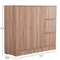 ΝΤΟΥΛΑΠΙ ΜΕ 4 ΑΠΟΘ.ΧΩΡΟΥΣ MATIN HM2480.02 SONAMA OAK ΜΕΛΑΜΙΝΗ 117x39,5x99,5Υεκ ΝΤΟΥΛΑΠΙ ΜΕ 4 ΑΠΟΘ.ΧΩΡΟΥΣ MATIN HM2480.02 SONAMA OAK ΜΕΛΑΜΙΝΗ 117x39,5x99,5Υεκ