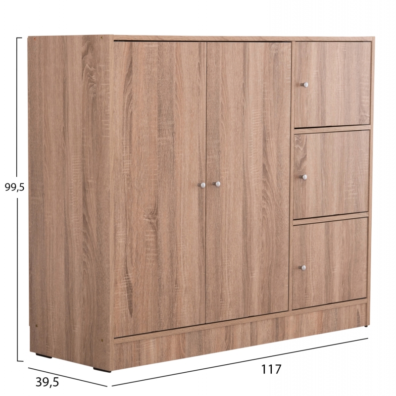 ΝΤΟΥΛΑΠΙ ΜΕ 4 ΑΠΟΘ.ΧΩΡΟΥΣ MATIN HM2480.02 SONAMA OAK ΜΕΛΑΜΙΝΗ 117x39,5x99,5Υεκ ΝΤΟΥΛΑΠΙ ΜΕ 4 ΑΠΟΘ.ΧΩΡΟΥΣ MATIN HM2480.02 SONAMA OAK ΜΕΛΑΜΙΝΗ 117x39,5x99,5Υεκ