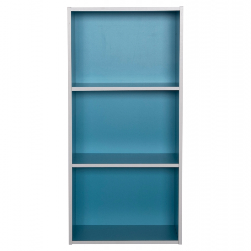 ΡΑΦΙΕΡΑ ΤΟΙΧΟΥ CUBICON HM9941.05 ΜΠΛΕ-ΛΕΥΚΗ ΜΕΛΑΜΙΝΗ 38,5x23,5x80Υεκ.
