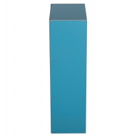 ΡΑΦΙΕΡΑ ΤΟΙΧΟΥ CUBICON HM9941.05 ΜΠΛΕ-ΛΕΥΚΗ ΜΕΛΑΜΙΝΗ 38,5x23,5x80Υεκ.