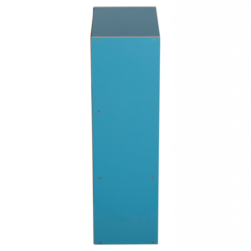 ΡΑΦΙΕΡΑ ΤΟΙΧΟΥ CUBICON HM9941.05 ΜΠΛΕ-ΛΕΥΚΗ ΜΕΛΑΜΙΝΗ 38,5x23,5x80Υεκ.