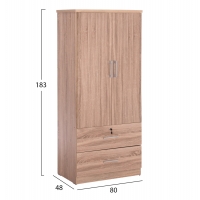 ΝΤΟΥΛΑΠΑ ΜΕ ΣΥΡΤΑΡΙΑ REINA HM2484.11 SONAMA OAK ΜΕΛΑΜΙΝΗ 80x48x183Υεκ. ΝΤΟΥΛΑΠΑ ΜΕ ΣΥΡΤΑΡΙΑ REINA HM2484.11 SONAMA OAK ΜΕΛΑΜΙΝΗ 80x48x183Υεκ.