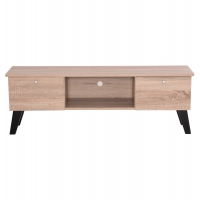 ΕΠΙΠΛΟ ΤΗΛΕΟΡΑΣΗΣ IREN HM2481.01 ΜΕΛΑΜΙΝΗ ΣΕ SONAMA OAK-ΜΑΥΡΟ 120x32,5-34x41Yεκ.