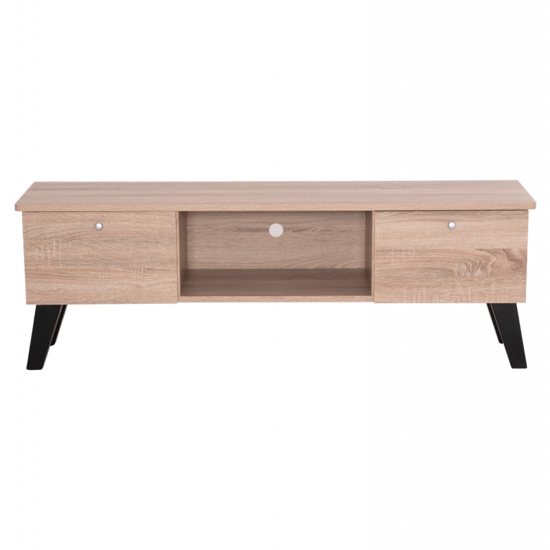 ΕΠΙΠΛΟ ΤΗΛΕΟΡΑΣΗΣ IREN HM2481.01 ΜΕΛΑΜΙΝΗ ΣΕ SONAMA OAK-ΜΑΥΡΟ 120x32,5-34x41Yεκ.