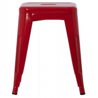 ΣΚΑΜΠΟ ΜΕΤΑΛΛΙΚΟ MELITA HM0096.44 ΣΕ ΚΟΚΚΙΝΟ ΧΡΩΜΑ 37x37x45Υεκ.