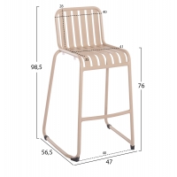 ΣΚΑΜΠΟ ΜΠΑΡ ΑΛΟΥΜΙΝΙΟΥ RACHEL HM6341.04 ΣΑΜΠΑΝΙ 59,5x55x101Υεκ. ΣΚΑΜΠΟ ΜΠΑΡ ΑΛΟΥΜΙΝΙΟΥ RACHEL HM6341.04 ΣΑΜΠΑΝΙ 59,5x55x101Υεκ.