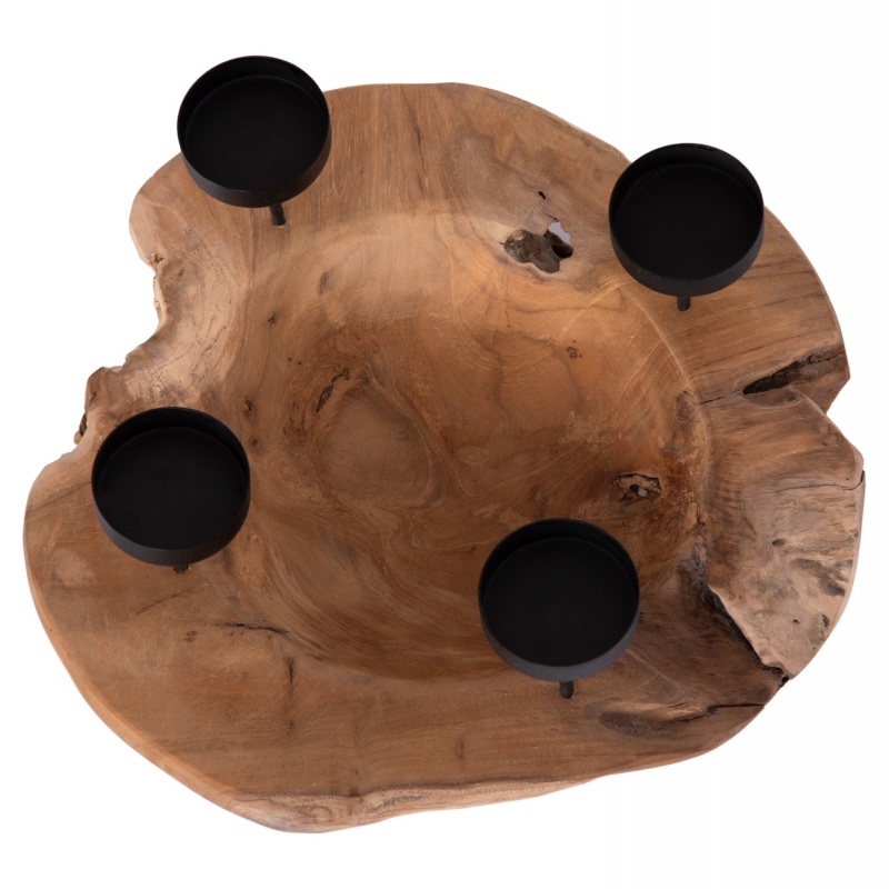 ΕΠΙΤΡΑΠΕΖΙΟ ΚΗΡΟΠΗΓΙΟ/BOWL FRAN HM4390 ΞΥΛΟ ΤΕΑΚ-ΜΕΤΑΛΛΟ 30x30x7-15Υεκ. ΕΠΙΤΡΑΠΕΖΙΟ ΚΗΡΟΠΗΓΙΟ/BOWL FRAN HM4390 ΞΥΛΟ ΤΕΑΚ-ΜΕΤΑΛΛΟ 30x30x7-15Υεκ.