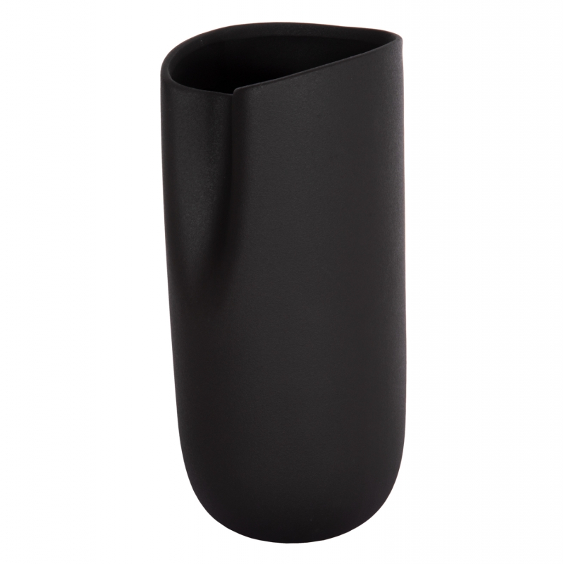 ΕΠΙΤΡΑΠΕΖΙΟ ΚΕΡΑΜΙΚΟ ΔΙΑΚΟΣΜΗΤΙΚΟ GLAZE HM4606.02 ΜΑΥΡΟ ΜΑΤ 17x16,5x37Υεκ