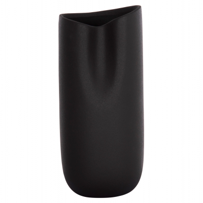 ΕΠΙΤΡΑΠΕΖΙΟ ΚΕΡΑΜΙΚΟ ΔΙΑΚΟΣΜΗΤΙΚΟ GLAZE HM4606.02 ΜΑΥΡΟ ΜΑΤ 17x16,5x37Υεκ