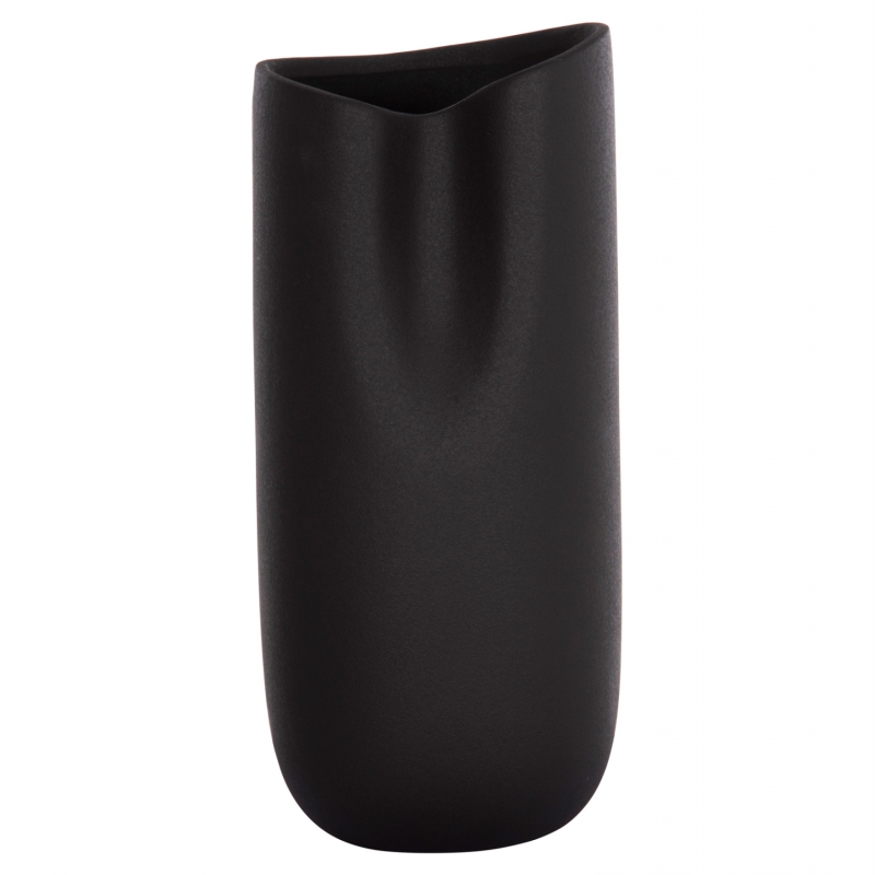 ΕΠΙΤΡΑΠΕΖΙΟ ΚΕΡΑΜΙΚΟ ΔΙΑΚΟΣΜΗΤΙΚΟ GLAZE HM4606.02 ΜΑΥΡΟ ΜΑΤ 17x16,5x37Υεκ