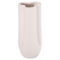 ΕΠΙΤΡΑΠΕΖΙΟ ΚΕΡΑΜΙΚΟ ΔΙΑΚΟΣΜΗΤΙΚΟ GLAZE HM4611.01 ΚΡΥΣΤΑΛΛΙΚΟ ΥΠΟΛΕΥΚΟ Φ14x34Υεκ